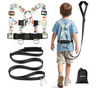 HOOMTREE Harnais de marche et laisse de sécurité pour autisme et besoins spéciaux pour enfants de 6 à 12 ans avec sangle facile à régler + poignée de préhension d'urgence pour prévenir les promenades