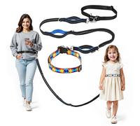 HOOMTREE Harnais de sécurité pour enfants autistes, mains libres avec 3 poignées rembourrées et élastique durable, marche publique sécurisée pour les enfants autistes ayant des besoins spéciaux TDAH