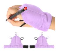 Hoomtree Lot de 2 gants lestés pour les tremblements de la main et la maladie de Parkinson, stabilité et mobilité améliorées de la main/du poignet, poignet réglable, outil de renforcement des poids