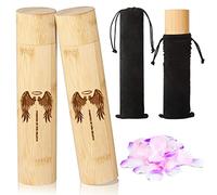HOOMTREE Lot de 2 urnes diffusantes en bambou pour cendres humaines, respectueuses de l'environnement et biodégradables pour cendres humaines, 22,9 x 5,1 cm, petit tube de diffusion pour cendres