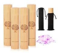 HOOMTREE Lot de 4 petites urnes diffusantes pour cendres humaines adultes, tubes de diffusion de 22,9 x 5,1 cm, respectueuses de l'environnement et biodégradables