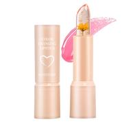 HOOMUSS - Baume à lèvres en forme de fleur : rouge à lèvres gel qui change de couleur pour une teinte rose parfaite, baume à lèvres avec un pH unique