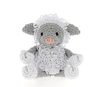 Hoooked Amigurumi Lamb Lewy Kit de Crochet, Coton, Teintes Blanches, Taille unique
