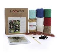 Hoooked PAK344 Eco Barbante Milano Kit de boules de Noël en coton Crochet Amigurumi
