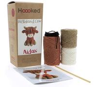 Hoooked PAK352 Eco Barbante Milano Solid Brick Cotton Highland Cow Crochet Amigurumi Kit