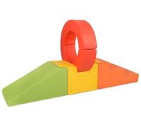 Hoop Cercle, Lot de 7 Gros Blocs en Mousse pour Le Jeu ou réhabilitation (Couleur: Jaune, Vert, Rouge, orange1)