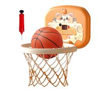 Hoop de Basket-Ball Couvert : Tableau Mural, Jouet de Mini Balle, Jeu de Sport éducatif et Amusant | Jouet de Basket-Ball pour Salon de Chambre à Coucher, école pour