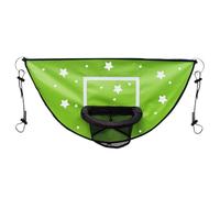 Hoop de basket-ball de trampoline : accessoire d'anneau de plateau de fond léger | Cible d'entraînement compact Accessoire de sport de saut en plein air pour Dunking Games Activité d'exercice