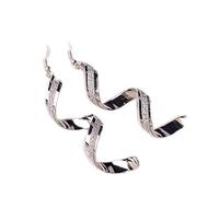 Hoop Earrings for Women,Stylish 1 Pair of Fashion Ladies Twisted Pair Frosted Dangle Earrings Spiral Geometry Ear Hook Ear Jewelry/