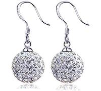 Hoop Earrings for Women,Stylish Classic Diamond Earrings in Sparkling 8Mm AAA Crystal Drop Earrings/8Mm