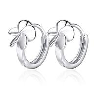 Hoop Earrings for WomenStylish 925 Little Flower Ladies Stud Earrings Jewelry Allergy Female Birthday Gift/925