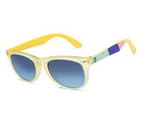 Hooper Memphis Collection HP S16086 Lunettes de soleil rectangulaires pour enfants 100 % protégées contre les rayons UV pour garçons et filles (5 à 8 ans), Jaune transparent, 5-8 yrs