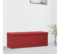 Hoopleep Banc pliable avec espace de rangement, aspect lin, méridienne confortable pour chambre à coucher, salon et couloir, 110 x 38 x 38 cm