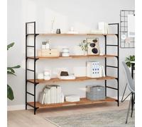 Hoopleep Étagère flottante 160 x 40 x 2 cm en bois massif d'acacia traité à l'huile, étagère murale flottante pour décoration de chambre et de salon, présentoir de rangement en bois monté pour cuisine