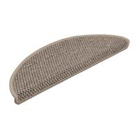 Hoopleep Lot de 30 tapis d'escalier autocollants, aspect sisal, 56 x 17 x 3 cm, antidérapants, pour escaliers en bois, intérieur