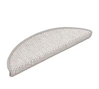 Hoopleep Lot de 30 tapis d'escalier autocollants, aspect sisal, 56 x 17 x 3 cm, platine, pour escaliers, antidérapants, résistants, idéaux pour le bois et l'intérieur