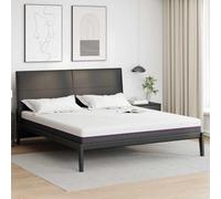 Hoopleep Matelas en mousse viscoélastique blanc et gris, 180 x 200 cm, pour lit double, dureté moyenne, soulagement de la pression, lit super king size, durable
