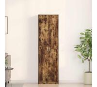 Hoopleep Penderie en chêne fumé, 55 x 25 x 189 cm, en bois dérivé du bois, moderne avec 2 portes, système de rangement pour chambre à coucher