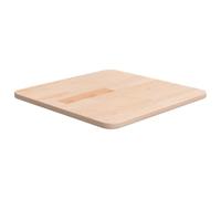 Hoopleep Plateau de table carré en chêne - 40 x 40 x 1,5 cm - Bois massif non traité - Pour table basse, table d'appoint, panneau de meuble DIY - Design rustique
