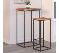 Hoopleep Plateau de table rectangulaire 50 x 40 x 2,5 cm en bois d'acacia massif finition naturelle pour bureau, table basse, table de cuisine