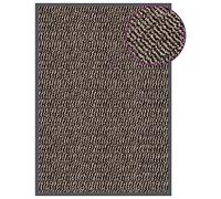 Hoopleep Tapis de porte touffeté, 40 x 60 cm, marron foncé, dos en caoutchouc antidérapant, tapis en polypropylène résistant à l'humidité et à la moisissure, pour entrée, hallway, salle de bain et