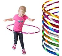 hoopomania Funny Hula Hoop pour Les Enfants (Cerceaux) Ø60cm, Pink-Blanc