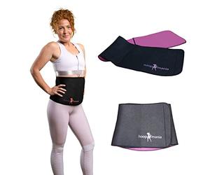 Hoopomania Gaine de Protection pour Hula Hoop Rose/Noir