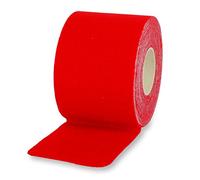 hoopomania Ruban Kinésiologie, Bandage élastique pour la physiothérapie, 50 mm x 5 m, Set: 1 Rouleau, Rouge