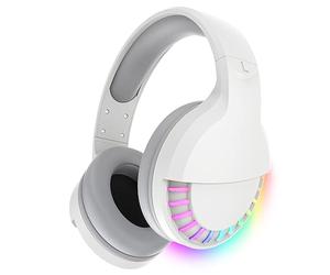 Hoopond Casque sans Fil Bluetooth SH33,Stéréo Hi-FI5.1Canaux-Blanc