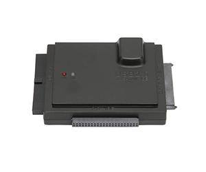 Hoopoocolor Adaptateur IDE SATA, Connecteur de Disque Dur Externe 3 en 1, Transfert 480 Mo/S, pour Une Utilisation sur PC et TV, Prend en Charge OS X 8.6 et Supérieur.(UE)