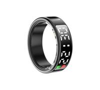 Hoorawwi Bague Intelligente pour Samsung avec Moniteur de fréquence Cardiaque et d'oxygène dans Le Sang IP68, podomètre, Compteur de Calories, Bluetooth, Anneau de santé, Noir #8