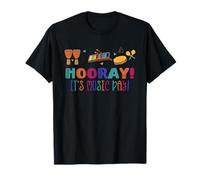 Hooray! It's Music Day! Meme de Professeur de Notes de Musique T-Shirt