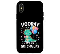 Hooray It's My Gotcha Day Foster Care Funny Adoptive Parents Coque pour iPhone X/XS