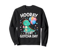 Hooray It's My Gotcha Day Foster Care Funny Adoptive Parents Sweatshirt
