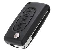 HooRLZ Coque Clé C-itroën pour C-itroën C1 C2 C3 C4 C5 C6 Dispatch Berlingo Grand Picasso Peugeot Partner Expert, Boitier Clé C4, TéLéCommande Berlingo, Clef Peugeot Partner - 3 Boutons, CE0536