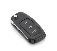 HooRLZ Coque ord, Compatible pour Ford Focus Fiesta MK7 C-Max S-Max Kuga KA Mondeo MK4 Galaxy Connect Ecosport TéLéCommande, Boitier ord Focus, Clef Ford Fiesta Max - 3 Boutons