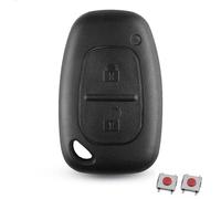 HooRLZ Coque Clé pour Opel Vivaro Renault Traffic Movano Kangoo Nissan TéLéCommande, Boitier Clé Renault Traffic, Clef Vivaro, 2 Boutons
