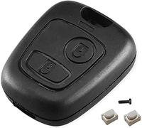 HooRLZ Coque de clé pour Citroën C1 C2 C3 C4 C5 Berlingo Picasso Xsara Saxo Peugeot 107 206 207 208 306 307 308 406 407 508 806 Clé Peugeot 2 Boutons Citroen Clé de rechange