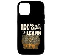 Hoo's Ready to Learn, enseignant, hibou, enseignant aux enfants Coque pour iPhone 12/12 Pro