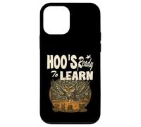 Hoo's Ready to Learn, enseignant, hibou, enseignant aux enfants Coque pour iPhone 12 mini