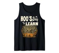 Hoo's Ready to Learn, enseignant, hibou, enseignant aux enfants Débardeur
