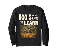 Hoo's Ready to Learn, enseignant, hibou, enseignant aux enfants Manche Longue