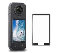 Hooshion Lot de 2 films protecteurs d'écran incurvés pour Insta360 X4 - Accessoires Insta360 X4 - Dureté 9H - Résistant aux rayures - Anti-traces de doigts