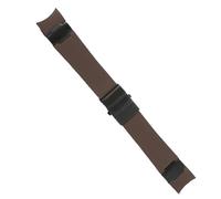 hoosouk Bracelet de montre en Gel de silice pour homme, pour Ulysse, pour Nardin DIVER, étanche, en caoutchouc(Brown black)