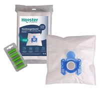 Hooster Lot de 20 sacs d'aspirateur pour AEG CE 2000 CE Power24 - Taille 28 - Vampyr CE Serie AS 26 et 5 bâtonnets désodorisants (Green Forest) - Matériau non tissé 5 couches - Lot de 20 avec 2
