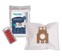 Hooster Lot de 20 sacs d'aspirateur pour Miele complete C3 / C2 ainsi que Swirl M40 et M50 | 5 bâtonnets désodorisants (rose) | Non tissé 5 couches