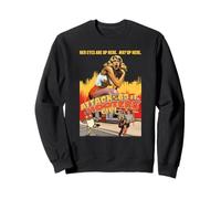 Hooters Attack of The 83ft Hooters Girl Funny B-Movie Retro Sweatshirt