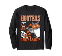 Hooters Darts League Hitting The Target Wings Funny Foodie Manche Longue