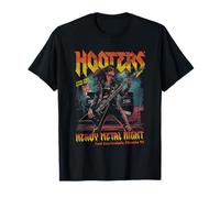 Hooters Heavy Metal Night Florida Wings Restaurant T-Shirt