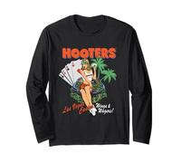 Hooters Las Vegas Casino Wings & Wagers Pin-Up Girl Scene Manche Longue